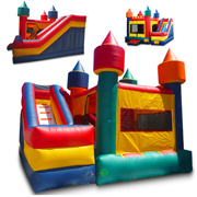 inflatable bounce & slide combo